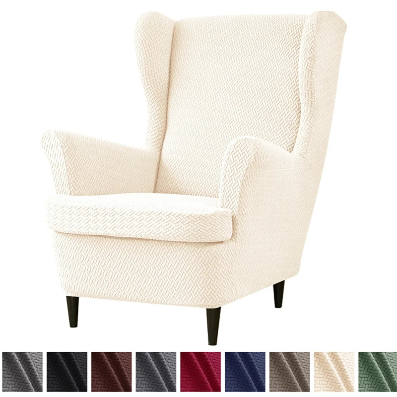 Housse Fauteuil Oreilles Extensible **ALVINA**