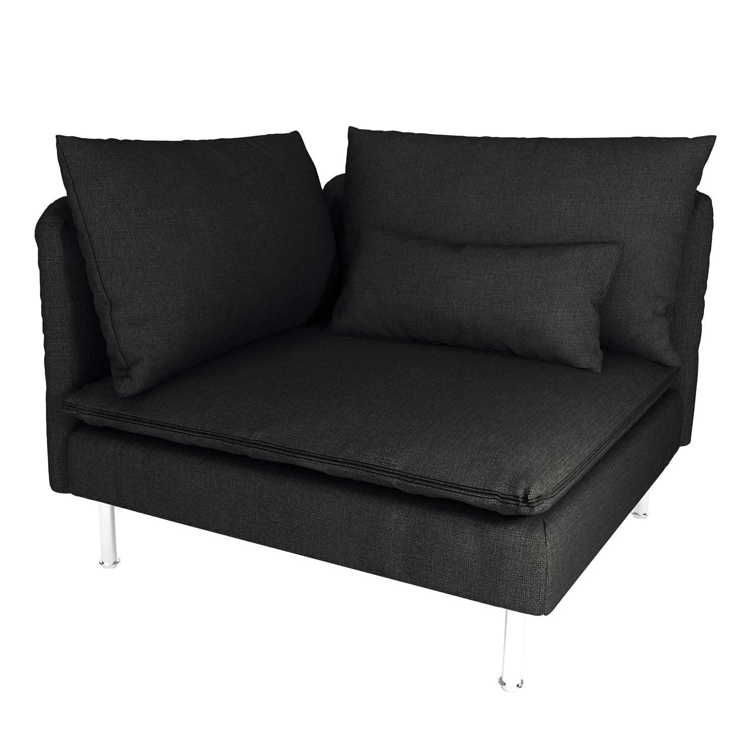 CRIUSAlbanJuste de canapé pour IKEA  SÖDERHAMN, coin, comprend deux grands coussins et un petit cus, housses de canapé pour salon Housse de France