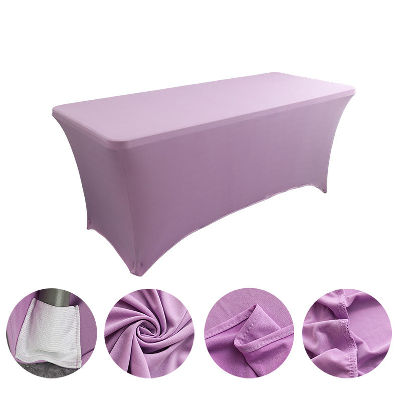 Nappe en IQUE dex de Haute Commande, Couverture de Table Pliante pour Mariage, Hôtel, Anniversaire, Cocktail, 6 Pieds, 4 Pieds, 5 Pieds, 6 Pieds, 8 Pieds Housse de France