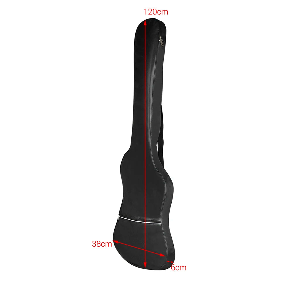 JEBag rembourré pour basse électrique, sac à dos noir, 20mm Housse de France