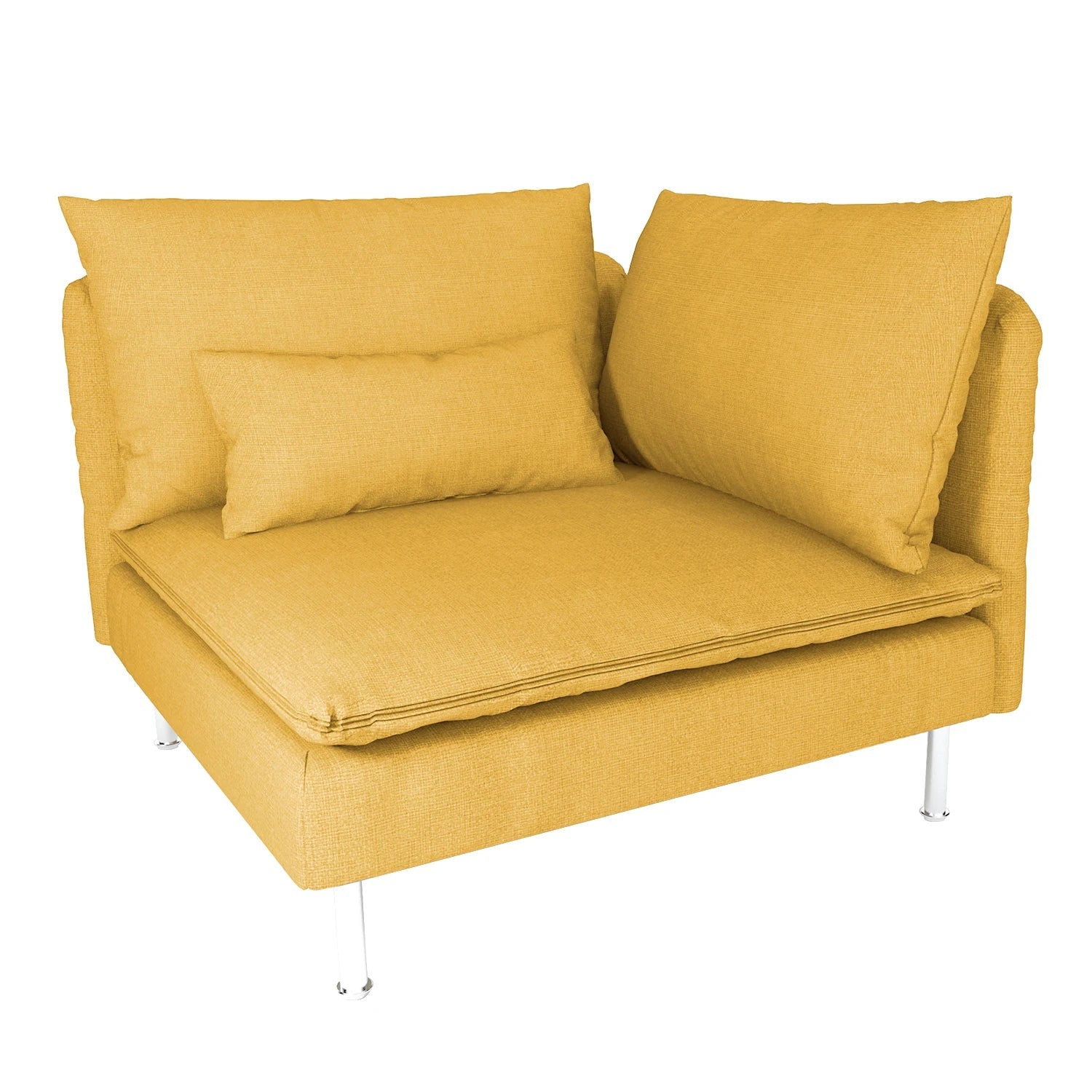 CRIUSAlbanJuste de canapé pour IKEA  SÖDERHAMN, coin, comprend deux grands coussins et un petit cus, housses de canapé pour salon Housse de France