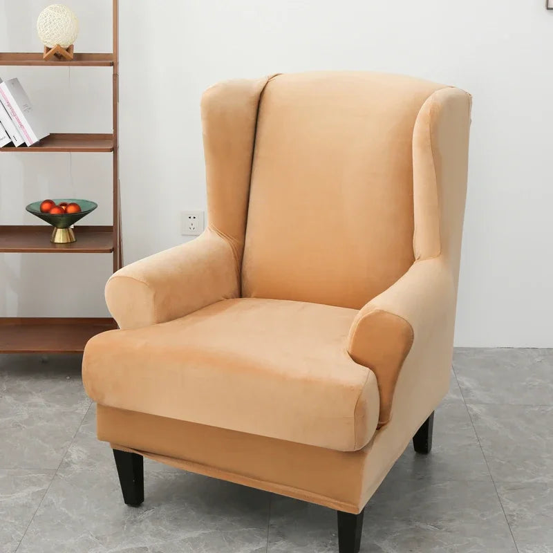 Housse Fauteuil Oreilles Velours VELORA