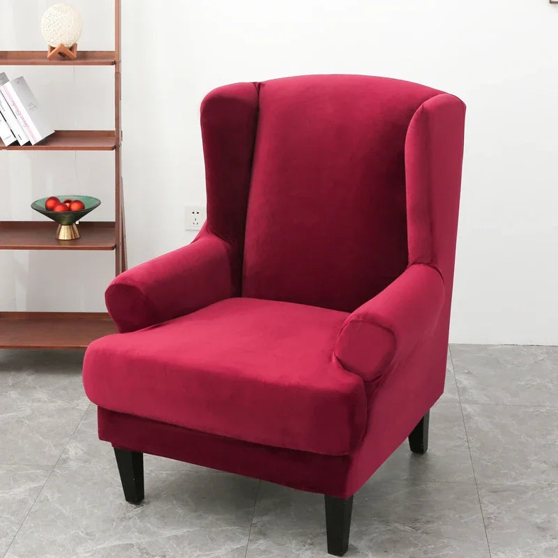 Housse Fauteuil Oreilles Velours VELORA