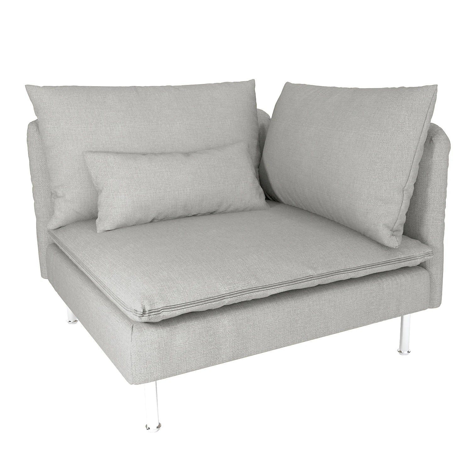 CRIUSAlbanJuste de canapé pour IKEA  SÖDERHAMN, coin, comprend deux grands coussins et un petit cus, housses de canapé pour salon Housse de France