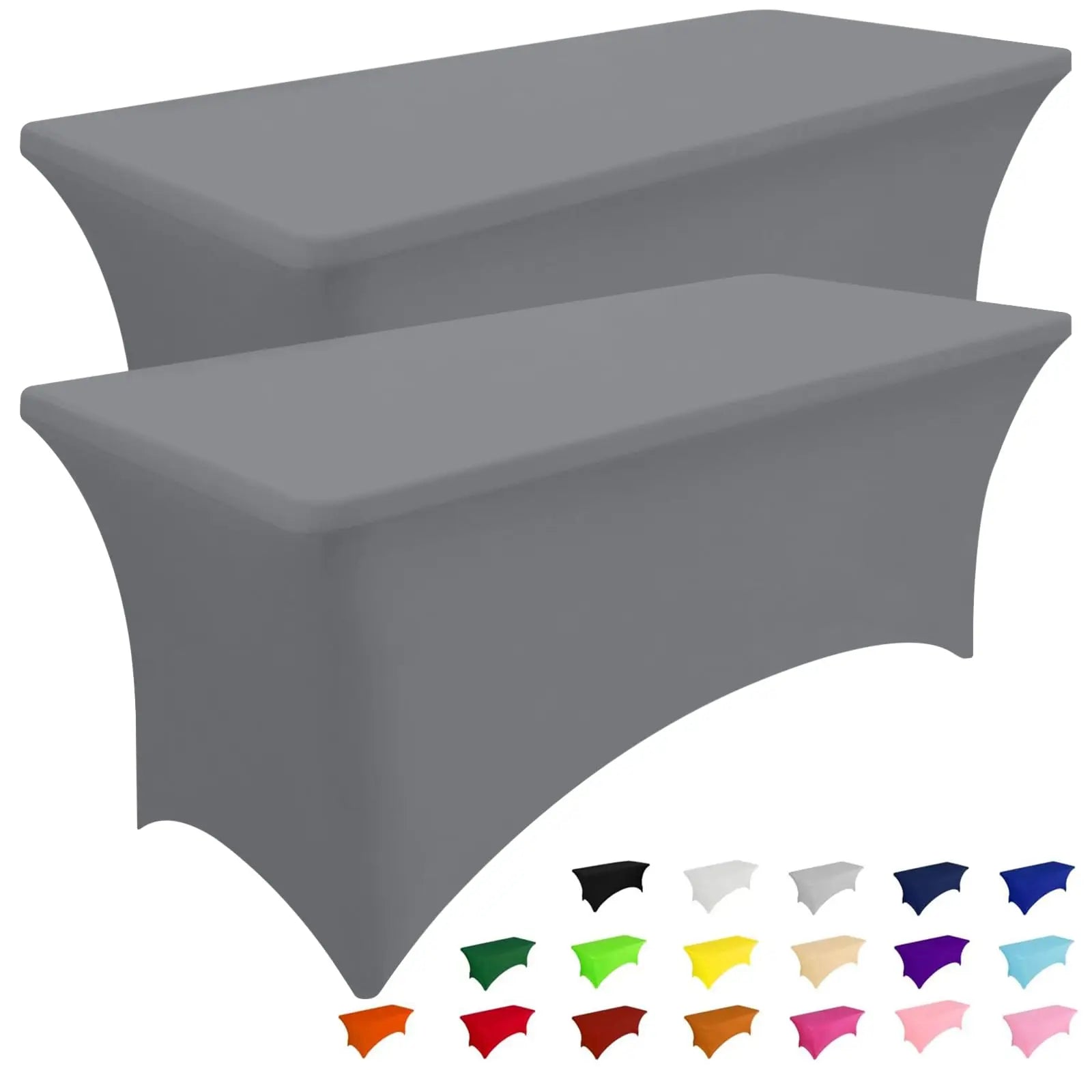 Olanly-Nappes élastiques lavables en machine, couvre-table en spandex, réutilisable, pour table d'extérieur, pour fêtes de mariage et de Noël Housse de France