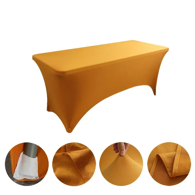 Nappe en IQUE dex de Haute Commande, Couverture de Table Pliante pour Mariage, Hôtel, Anniversaire, Cocktail, 6 Pieds, 4 Pieds, 5 Pieds, 6 Pieds, 8 Pieds Housse de France