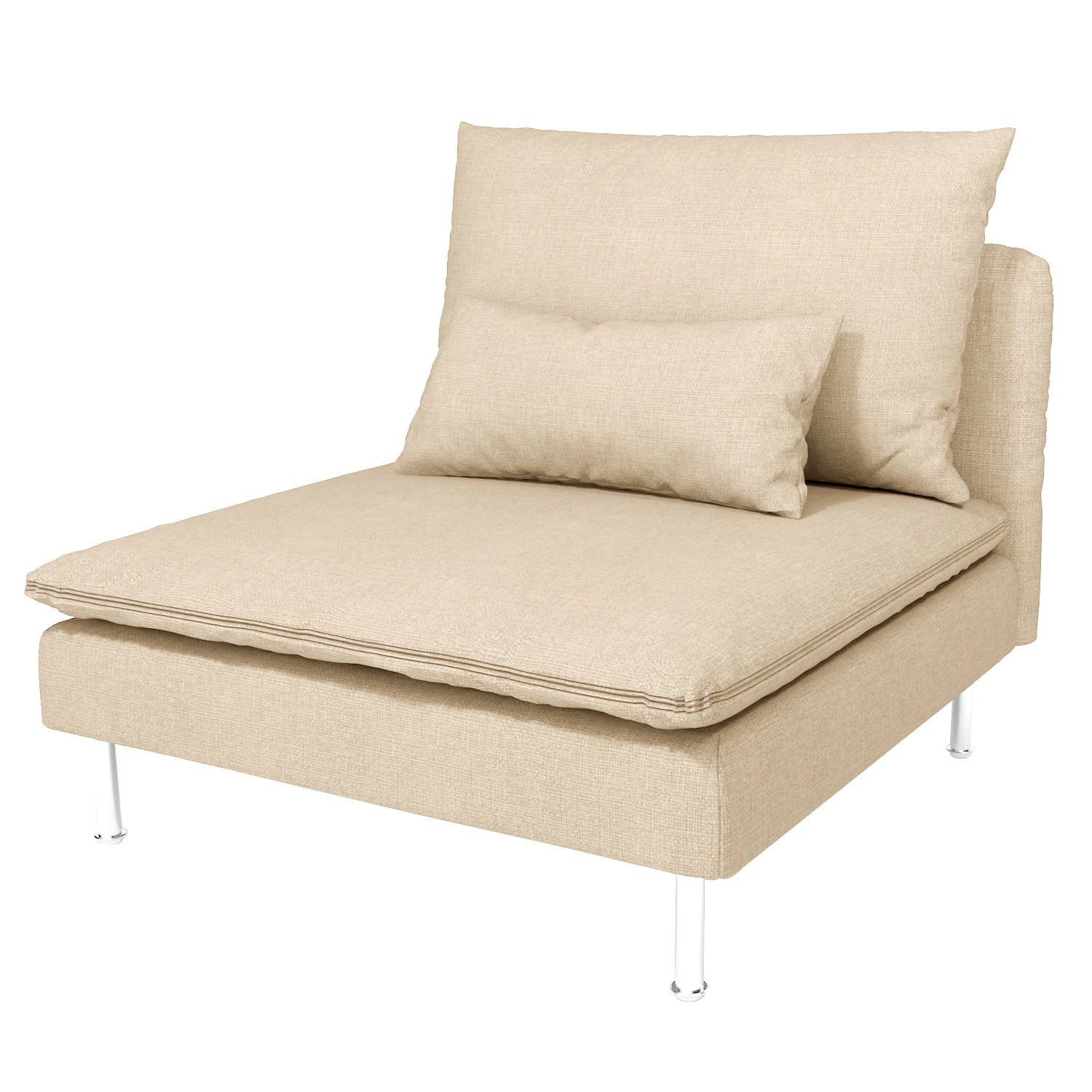 CRIUSAlbanJuste de canapé pour IKEA  SÖDERHAMN, coin, comprend deux grands coussins et un petit cus, housses de canapé pour salon Housse de France