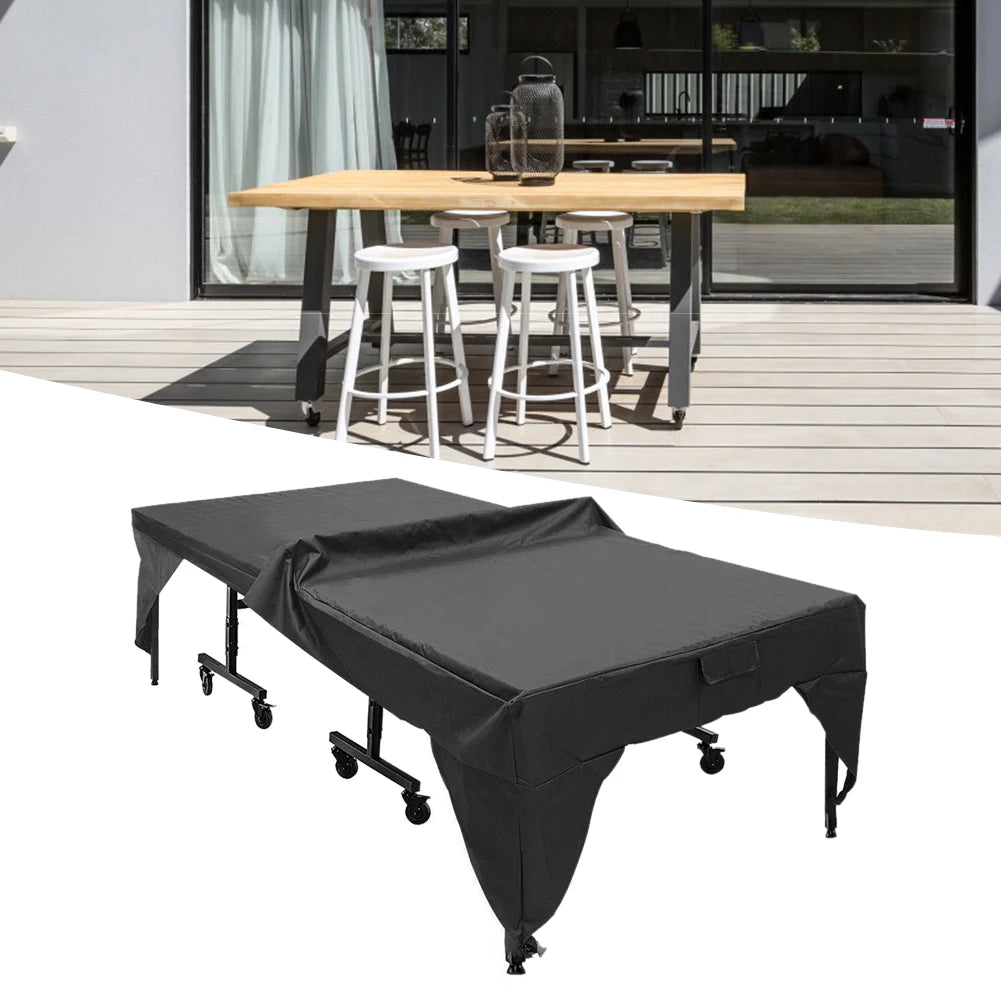 Couverture de Table de Tennis de Table, imperméable, anti-poussière, pour cour extérieure, Patio, Tables de Ping-Pong, terrasse, Tables longues, 280x153x73cm Housse de France