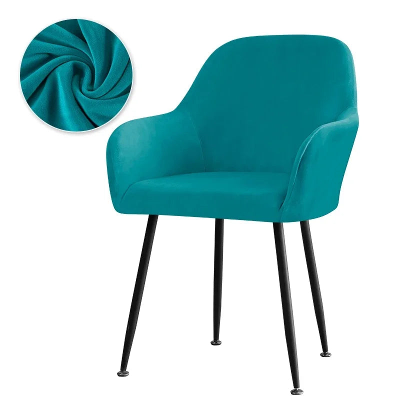 Housse Fauteuil Velours Scandinave PLENIO