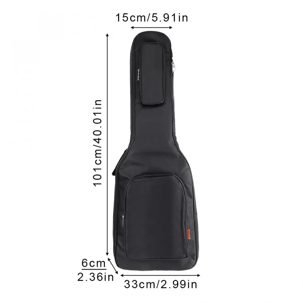 Sac à dos étanche en tissu Oxford, 1 pièce, étui pour guitare électrique, sac de concert, coussinet à Double sangles, couverture souple épaisse en coton de 7/8mm Housse de France