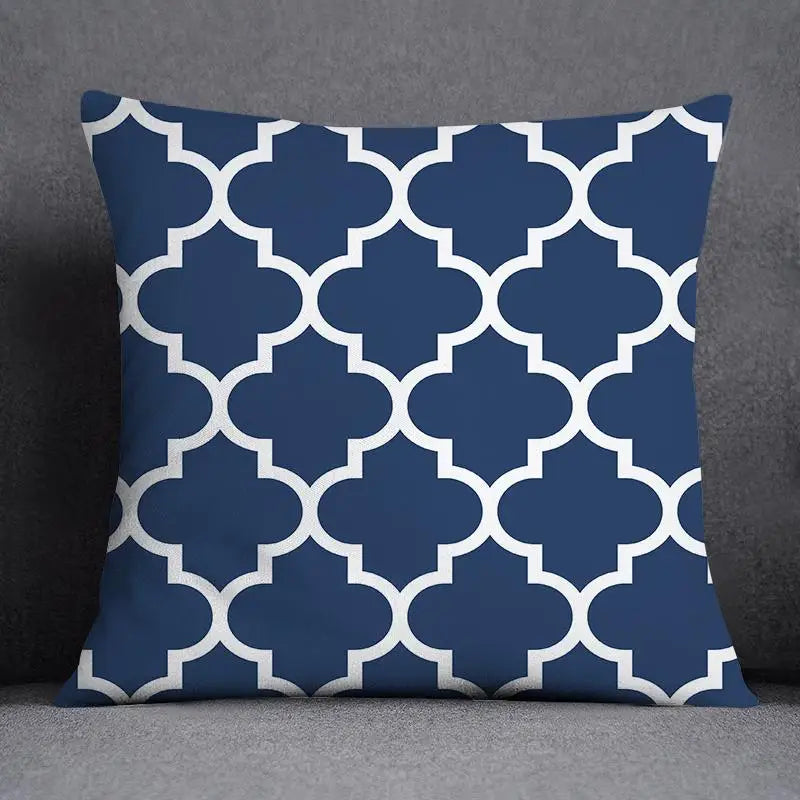 Taie d'Oreiller Géométrique Polyester **BLUENO** Housse de France