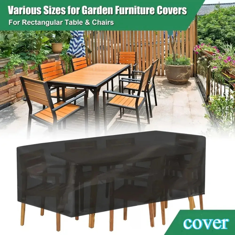 Housse Table Jardin Polyester Élégante NOVARA