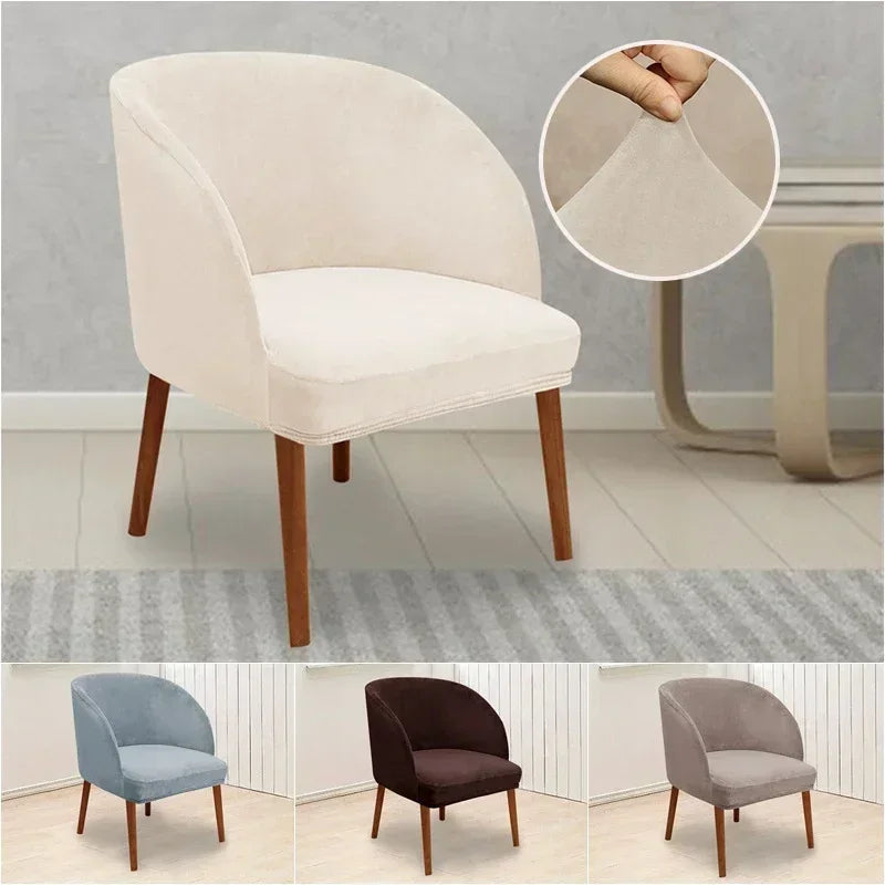 Housse Fauteuil Scandinave Velours AERIS