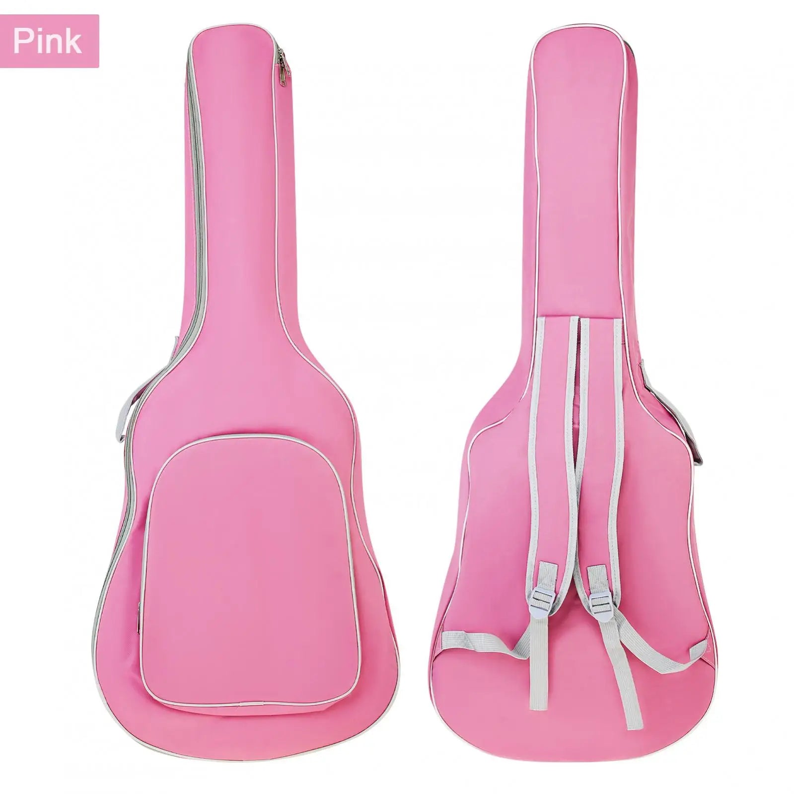1 pièce 40 / 41 pouces rembourré résistant à l'eau épais guitare acoustique sac à dos Gig, sac de guitare à couverture souple Housse de France