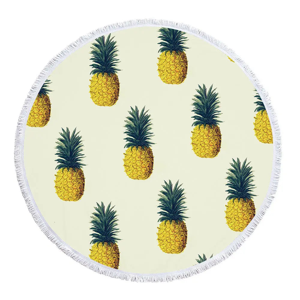 Serviette De Plage Ronde ZEFIRO H-300g Polyester material