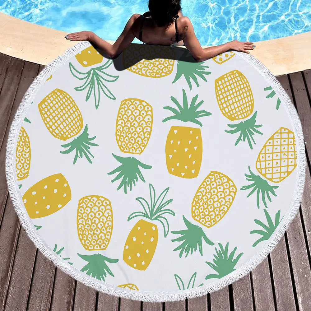 Serviette De Plage Ronde ZEFIRO C-300g Polyester material