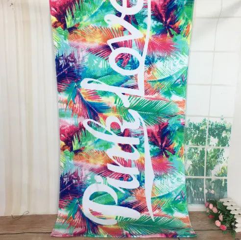 Serviette Plage Multi-Usage COTONA Colorful scattered tail-145×70cm