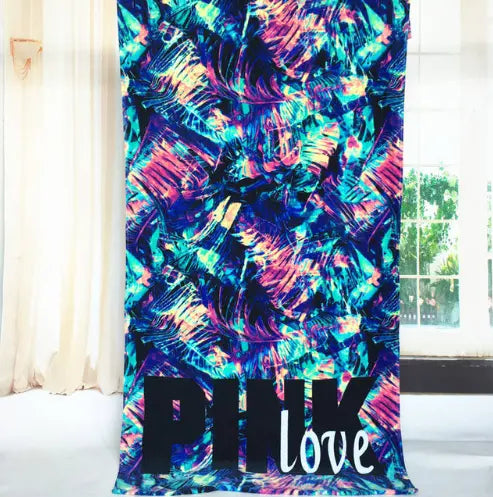 Serviette Plage Multi-Usage COTONA Colorful leaves-145×70cm