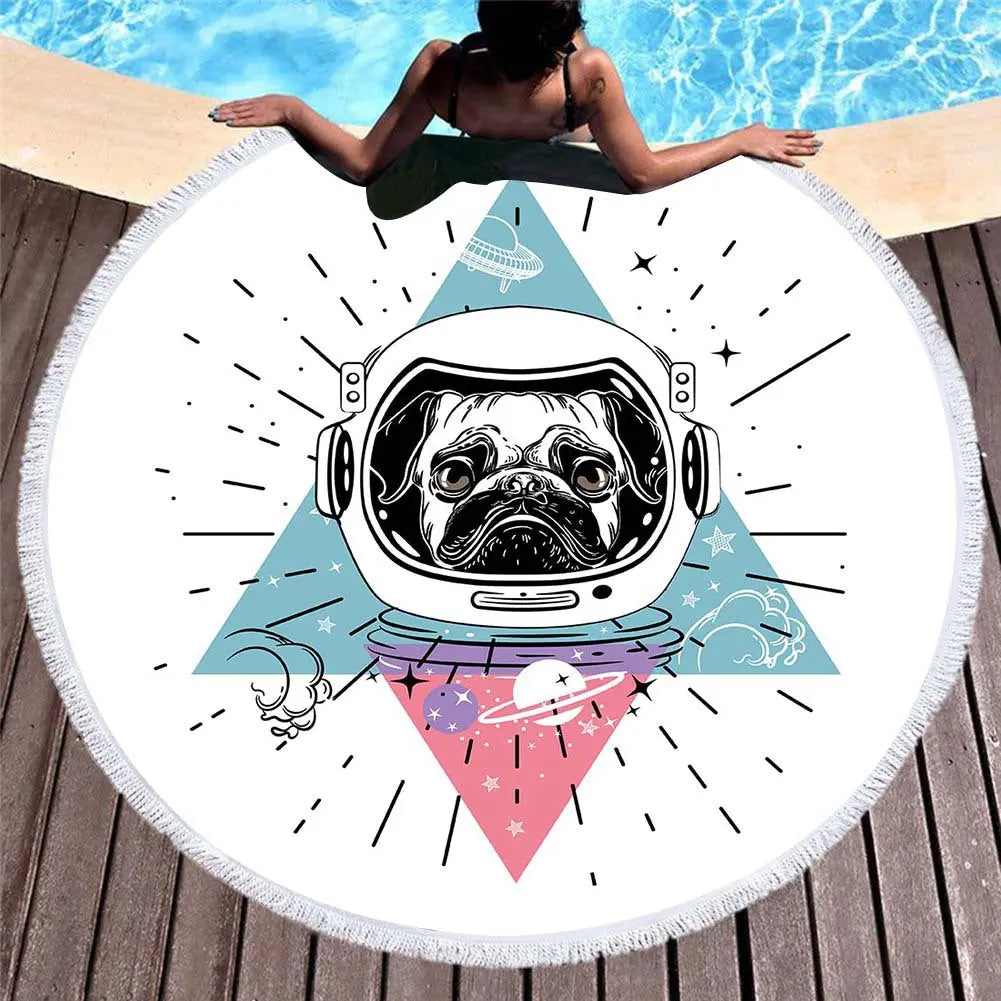 Serviette de Plage Animaux DUNYA 5style-150x150cm