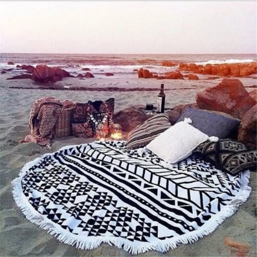 Serviette de Plage Microfibre CALYPSO A-150X150cm