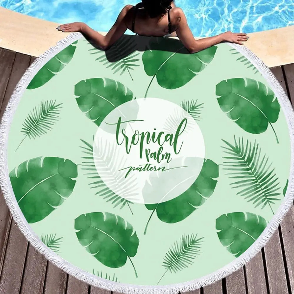 Serviette de Plage Microfibre LEAFY
