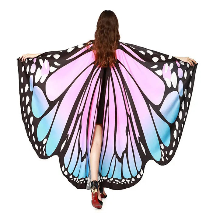 Serviette de Plage Papillon AELIA Light purple-168x135cm