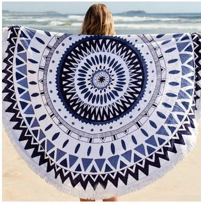 Serviette de Plage Ronde Soleil C-150X150cm