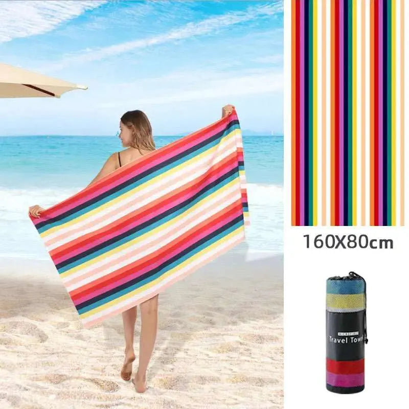 Serviette de plage imprimée en polaire double face FLOPY Housse de France