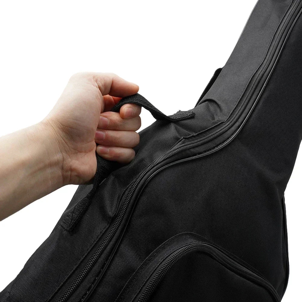 Sac à dos acoustique classique étanche rembourré pleine grandeur, étui de transport, support, tissu Oxford standard classique, pièces Housse de France