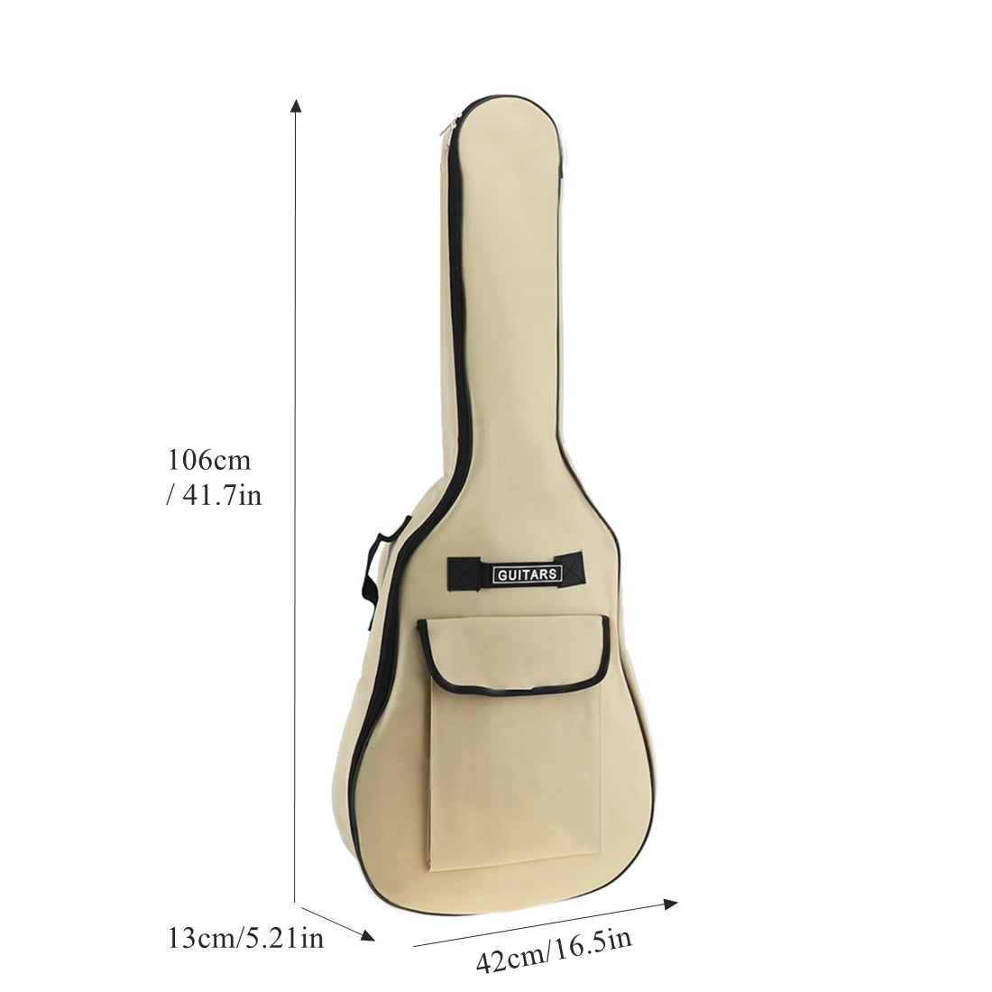 40/41 pouces Oxford tissu guitare acoustique/guitare électrique Double sangles guitare rembourrée coque souple Gig sac sac à dos étanche Housse de France