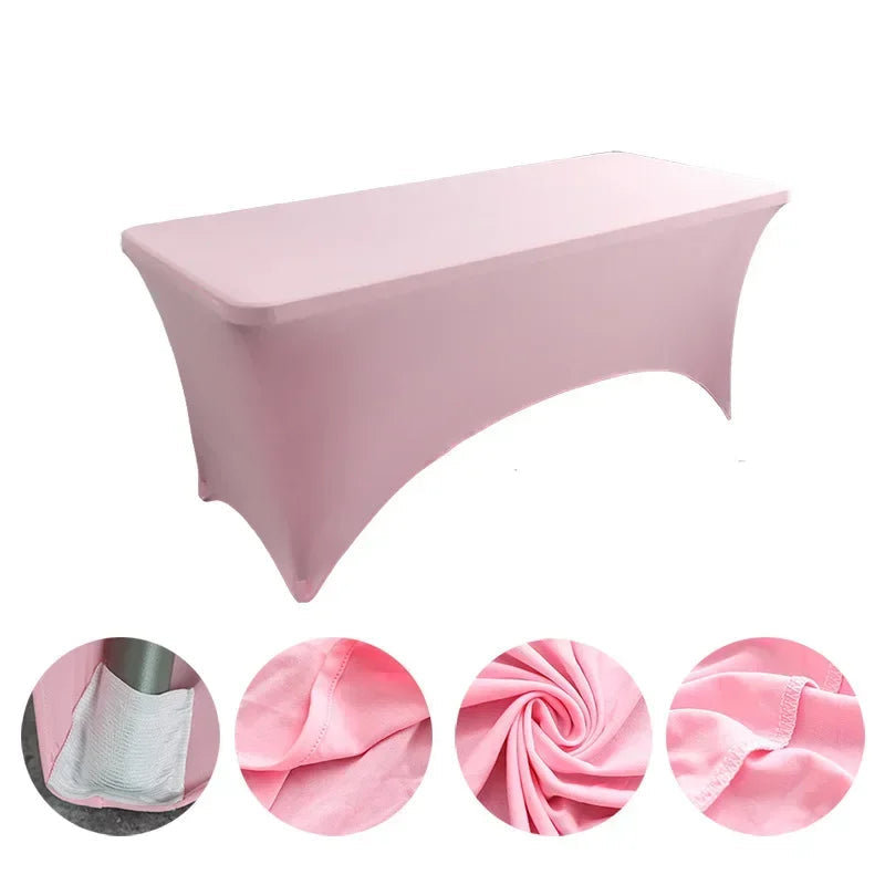 Nappe en IQUE dex de Haute Commande, Couverture de Table Pliante pour Mariage, Hôtel, Anniversaire, Cocktail, 6 Pieds, 4 Pieds, 5 Pieds, 6 Pieds, 8 Pieds Housse de France