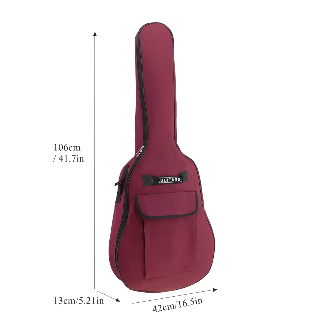 40/41 pouces Oxford tissu guitare acoustique/guitare électrique Double sangles guitare rembourrée coque souple Gig sac sac à dos étanche Housse de France