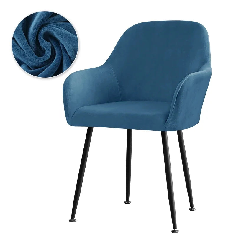Housse Fauteuil Velours Scandinave PLENIO