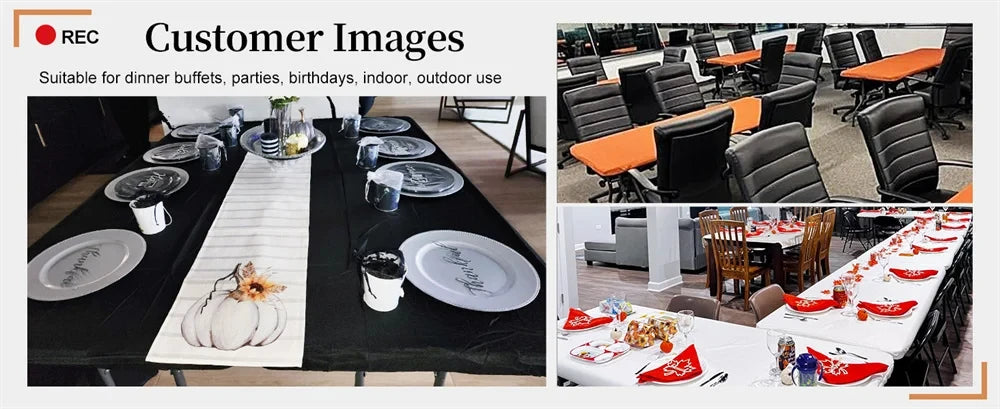 Kitinjoy – nappe rectangulaire imperméable, adaptée à la Table pliante, lavable, protection de Table, Camping en plein air, 30x72 Housse de France
