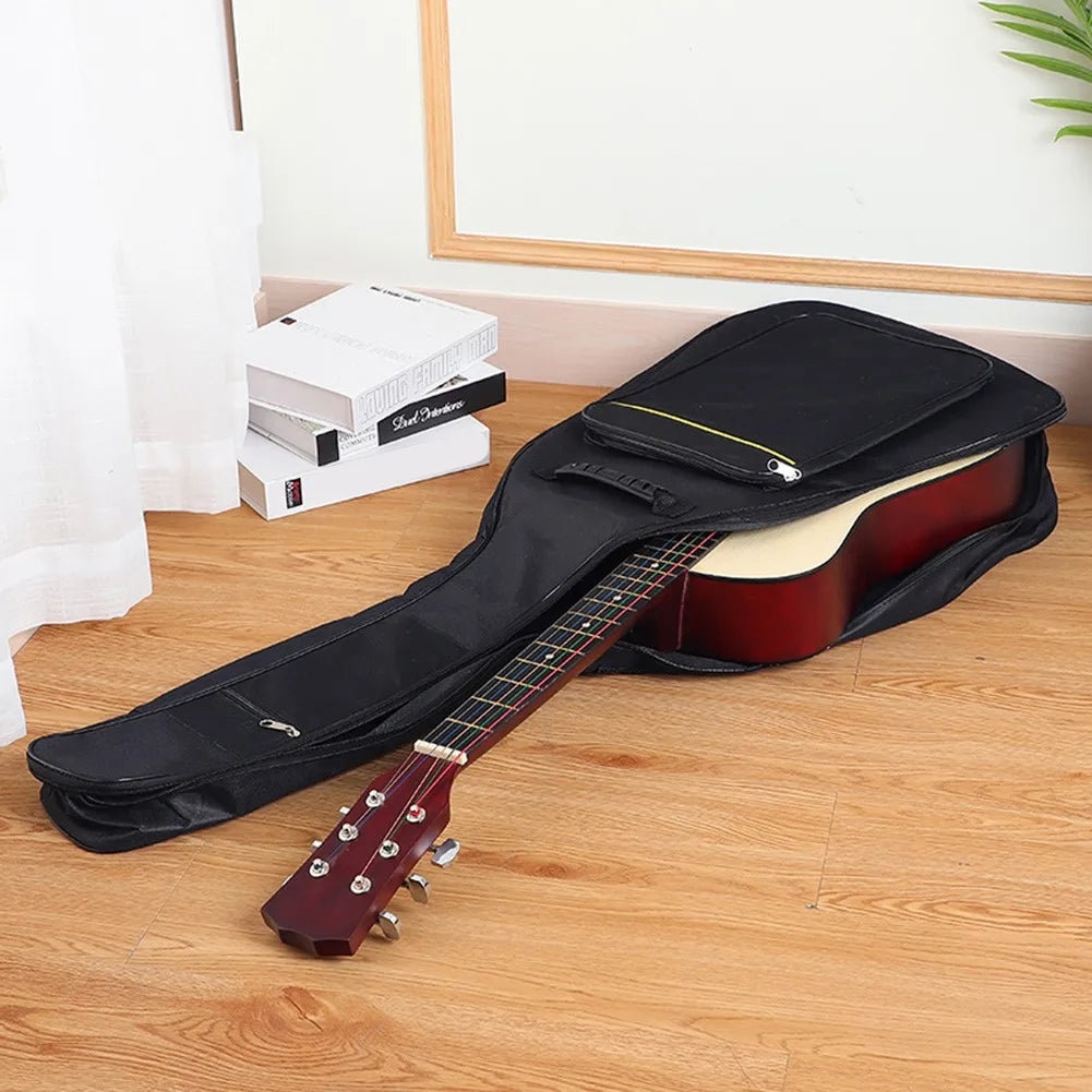 41 pouces sac de guitare sac à dos sacs imperméables Rip-stop Oxford Nylon Double sangle rembourré noir étui de guitare Gig Bas guitares sacs à dos Housse de France