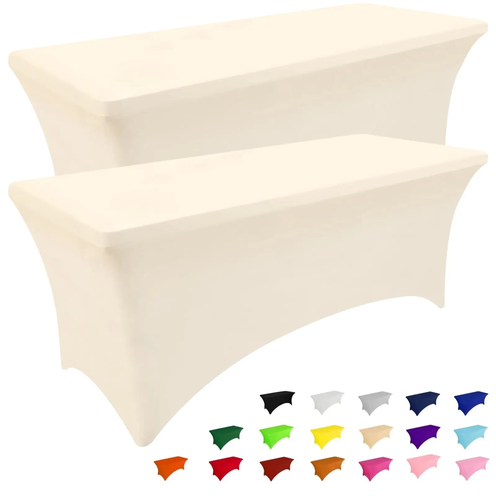 Olanly-Nappes élastiques lavables en machine, couvre-table en spandex, réutilisable, pour table d'extérieur, pour fêtes de mariage et de Noël Housse de France