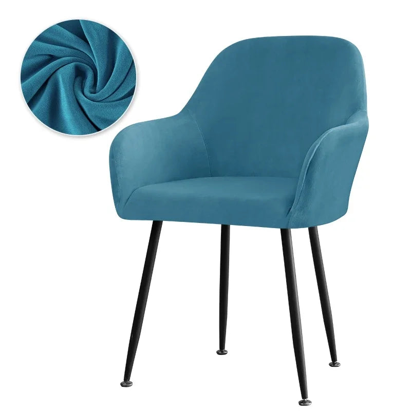 Housse Fauteuil Velours Scandinave PLENIO