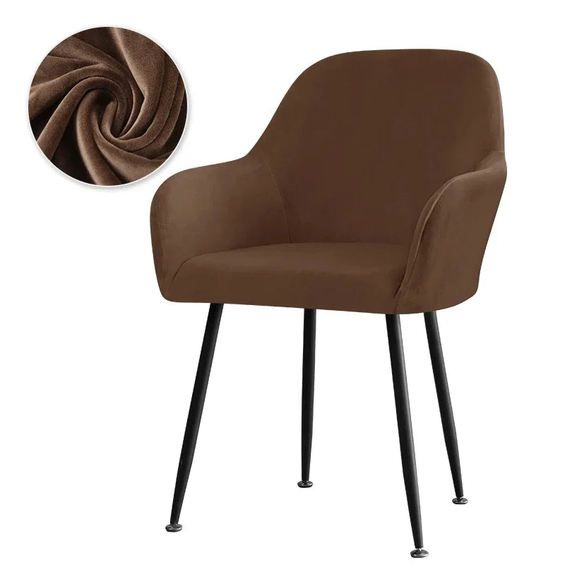 Housse Fauteuil Velours Scandinave PLENIO