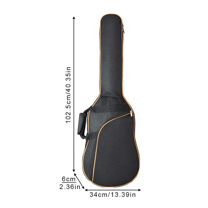 39-48 pouces Oxford tissu Pad 8-10mm coton épaississement Double sangles guitare électrique basse étui, housse étanche sac à dos Housse de France