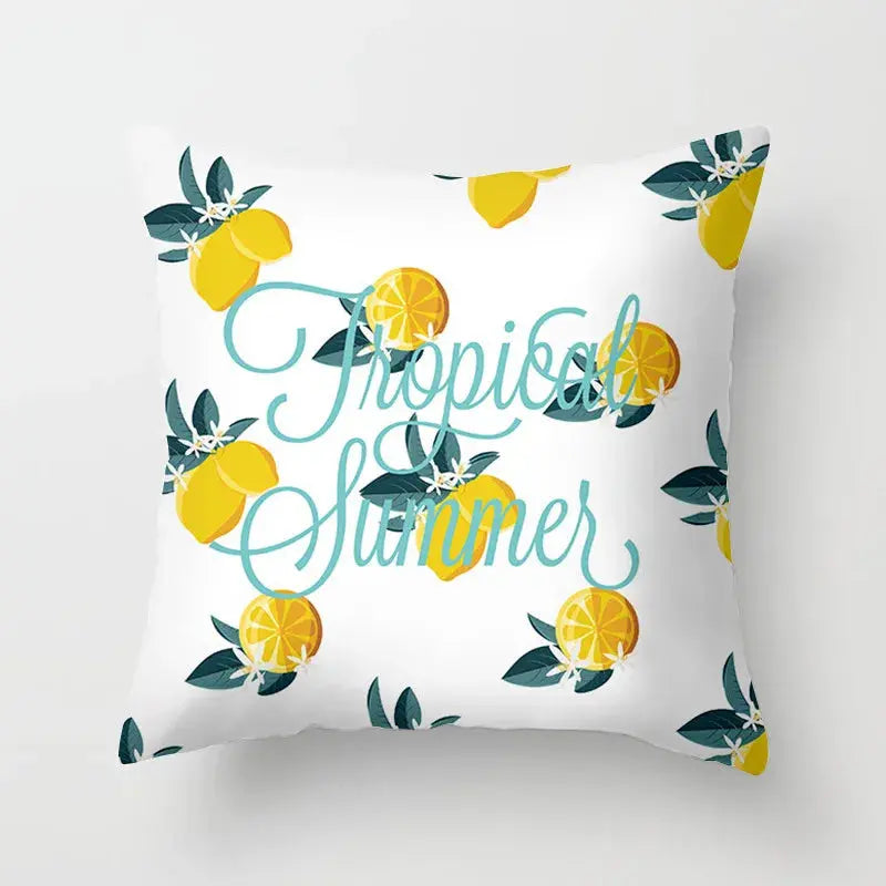 Taie D'Oreiller Imprimée Polyester LEMONA Housse de France