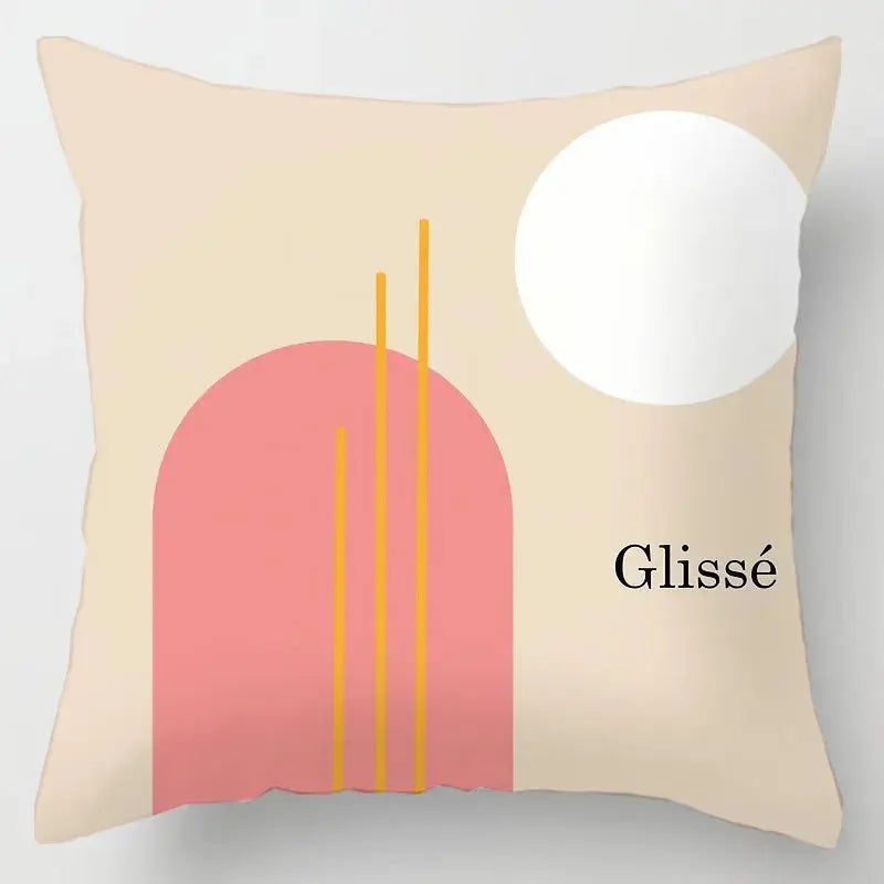 Taie d'Oreiller Géométrique Abstrait POLYAR Housse de France