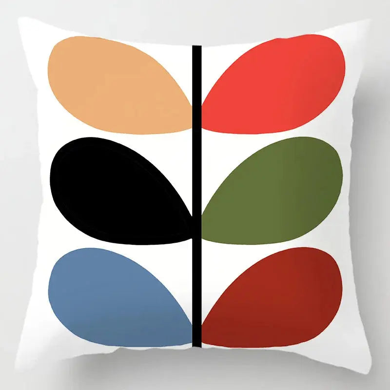 Taie d'Oreiller Géométrique Abstrait POLYAR Housse de France