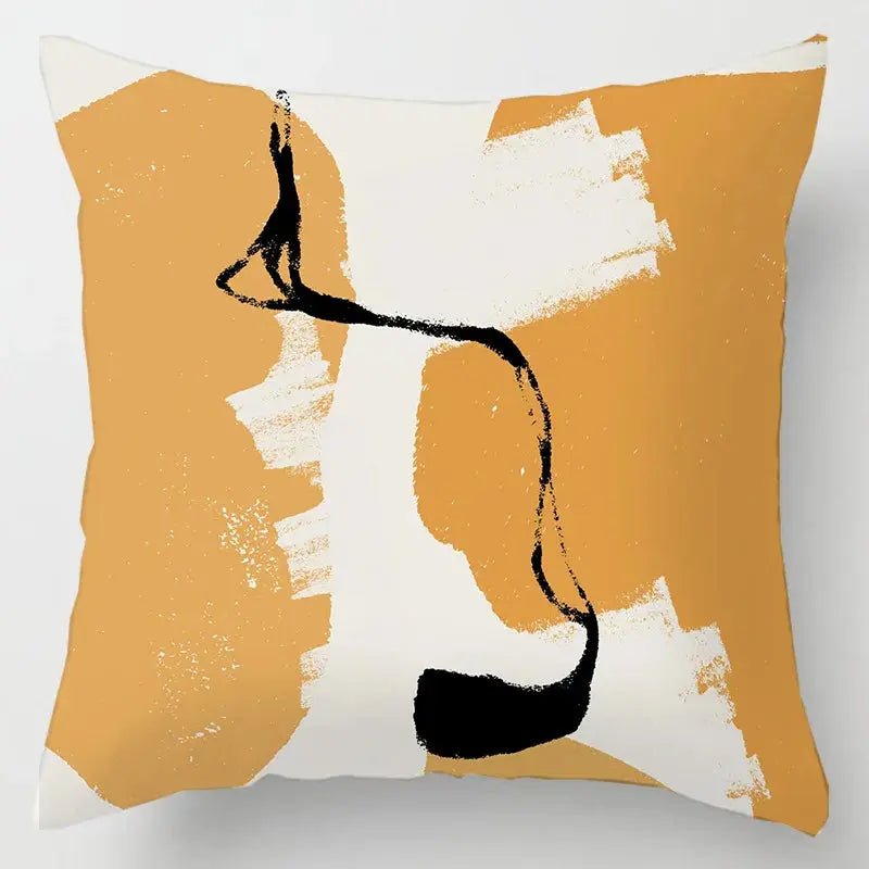 Taie d'Oreiller Géométrique Abstrait POLYAR Housse de France