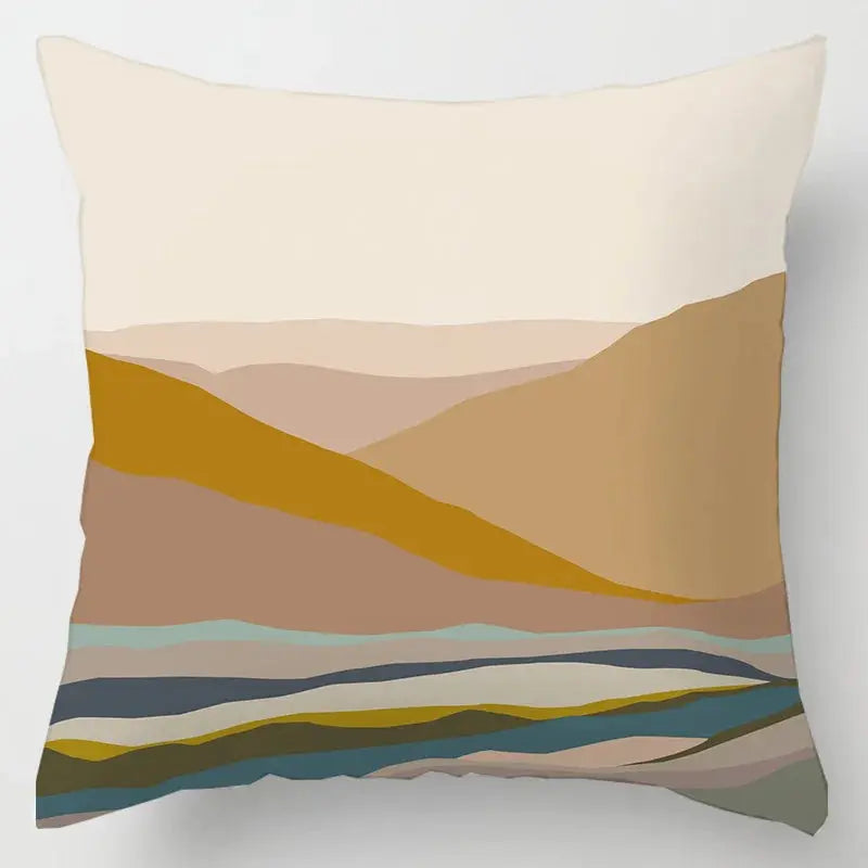 Taie d'Oreiller Géométrique Abstrait POLYAR Housse de France