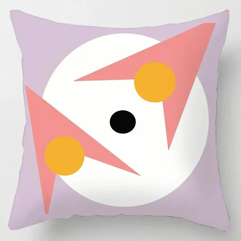 Taie d'Oreiller Géométrique Abstrait POLYAR Housse de France