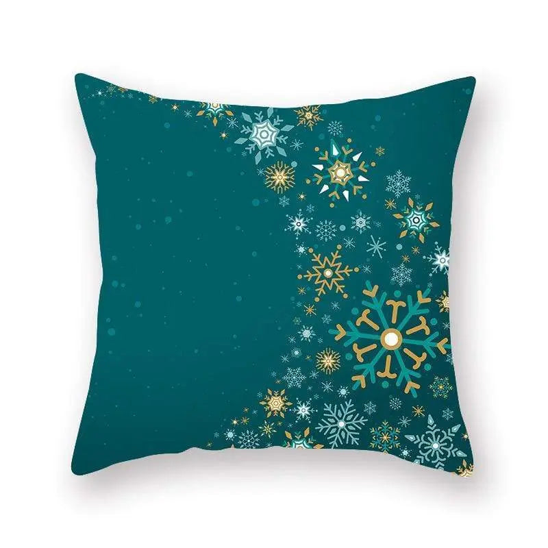 Taie d'oreiller coussin en peau de pêche de Noël - Housse De France