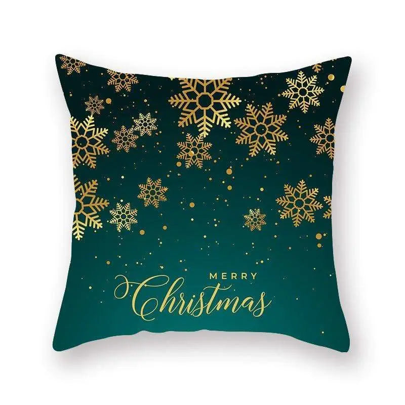 Taie d'oreiller coussin en peau de pêche de Noël - Housse De France