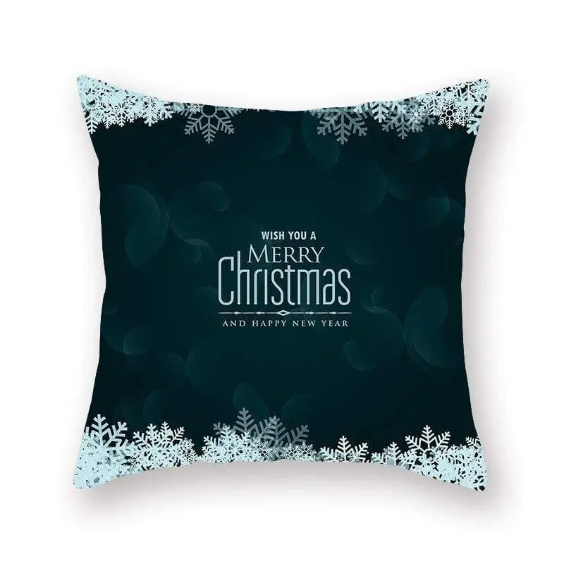 Taie d'oreiller coussin en peau de pêche de Noël - Housse De France