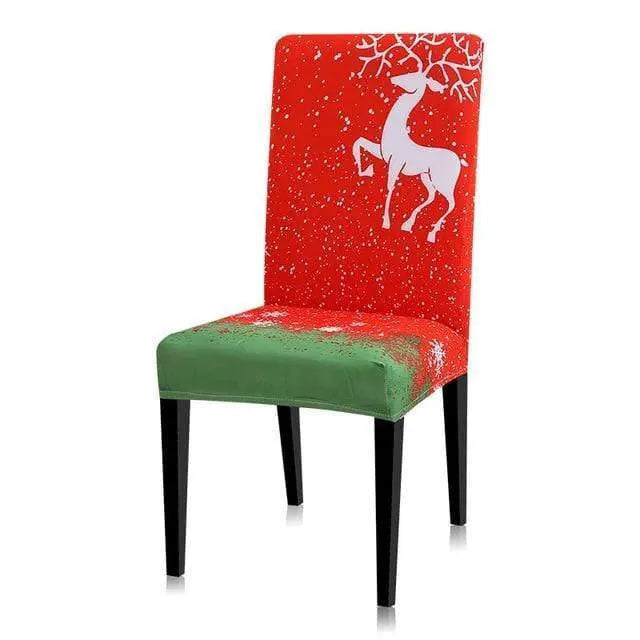 XMAX - Housse de chaise extensible au motif de noël - Housse De France