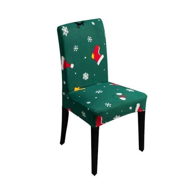 XMAX - Housse de chaise extensible au motif de noël - Housse De France